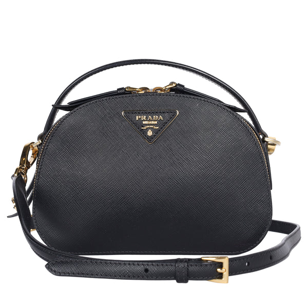 PRADA Saffiano Lux Odette Crossbody – The Lady Bag