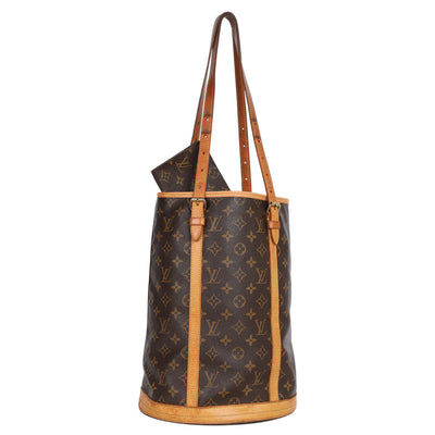 Monogram Leather Bucket GM Tote