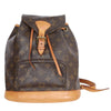 Montsouris Monogram Canvas Backpack MM Brown(Authentic Pre-Owned)
