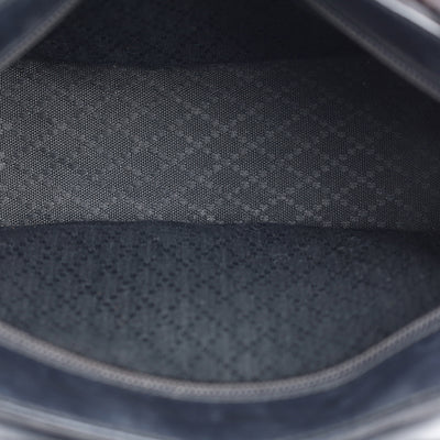 GG Canvas Leather Shoulder Bag Medium Black