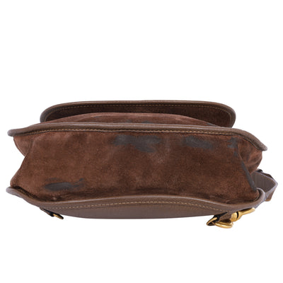 Suede Horsebit Slingback Backpack