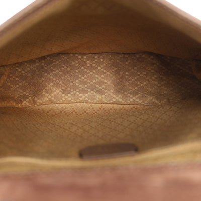 Suede Horsebit Slingback Backpack