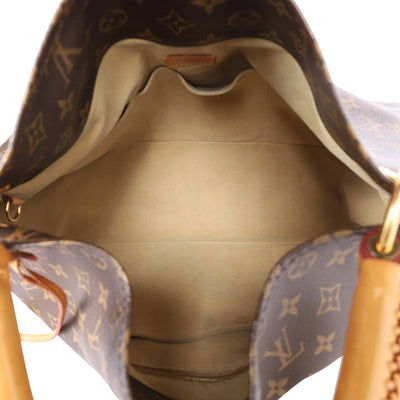 Artsy MM Monogram Leather Shoulder Bag