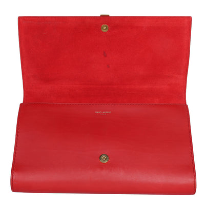 Lingne Y Clutch in Red