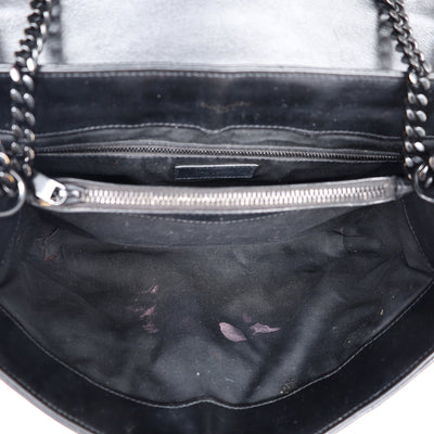 Calfskin Y Quilted Monogram Monochrome Medium Loulou