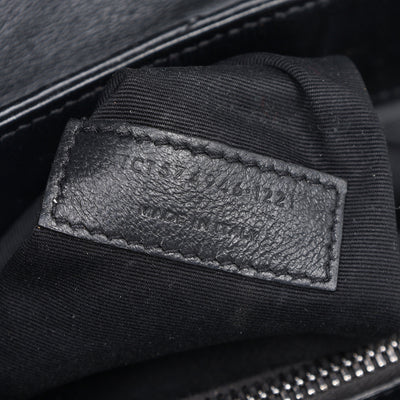 Calfskin Y Quilted Monogram Monochrome Medium Loulou