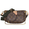 Monogram Canvas Multi Pochette Accessories Cross Body Bag Khaki