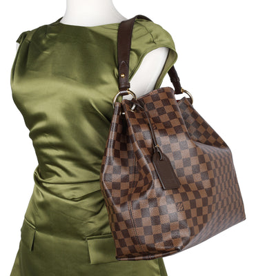 Damier Ebene Graceful MM Shoulder Bag