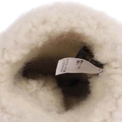 Monogram Shearling Mouton Gloves 7.5