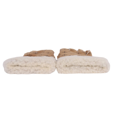 Monogram Shearling Mouton Gloves 7.5
