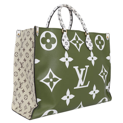Louis Vuitton Monogram Giant Onthego GM - Green Totes, Handbags - LOU733527