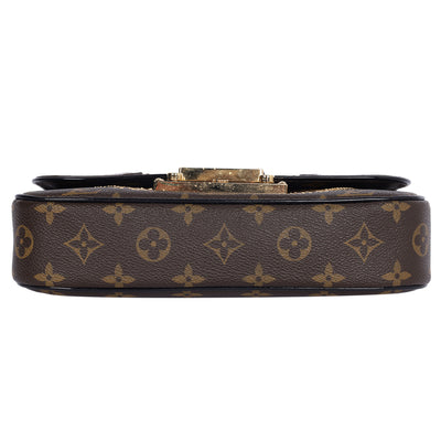 Monogram Alligator Python Shoulder Bag