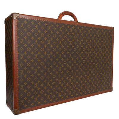 Monogram Alzer 80 Hard Case Trunk Weekend Travel Bag (Authentic Pre-Owned)