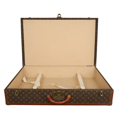 Monogram Alzer 80 Hard Case Trunk Weekend Travel Bag (Authentic Pre-Owned)