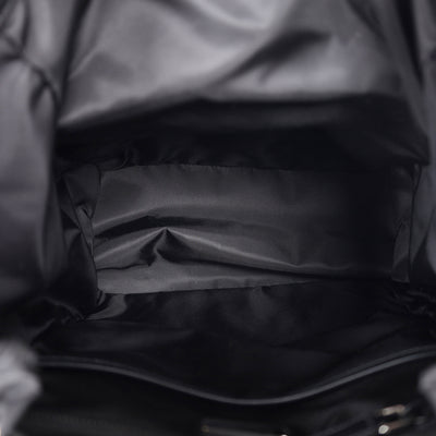 Explore Re-Nylon and leather backpack