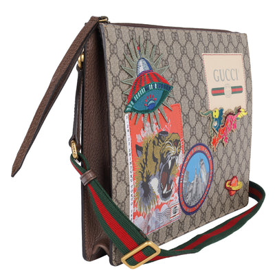 GG Supreme Messenger Courrier Blind for Love Crossbody Bag