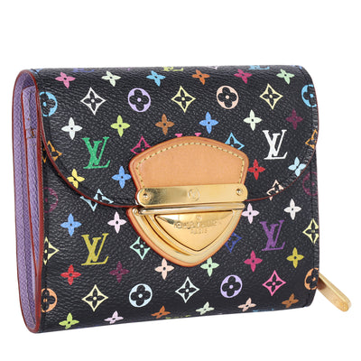 Monogram Multicolor Joey Wallet Black