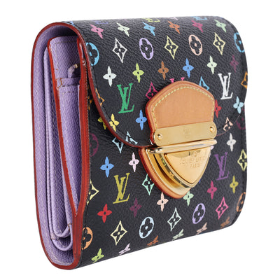 Monogram Multicolor Joey Wallet Black