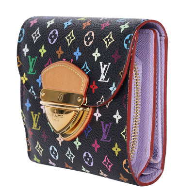 Monogram Multicolor Joey Wallet Black
