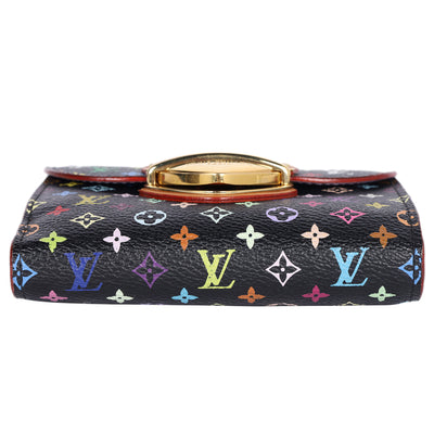 Monogram Multicolor Joey Wallet Black