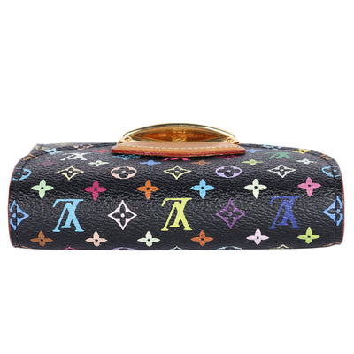Monogram Multicolor Joey Wallet Black