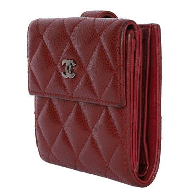 Caviar Flap Wallet