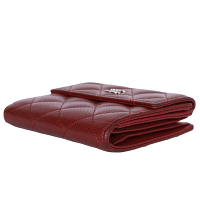 Caviar Flap Wallet
