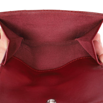 Caviar Flap Wallet