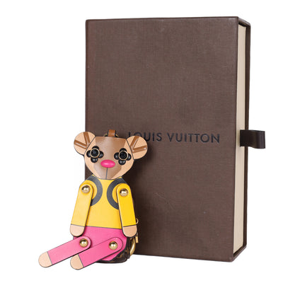 Porte Cles Christmas Teddy Bear Charm