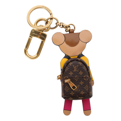 Porte Cles Christmas Teddy Bear Charm