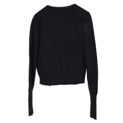Black Sweater Cardigan Set Size 36