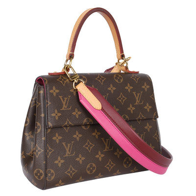 Monogram Cluny BB Bordeaux Fuchsia