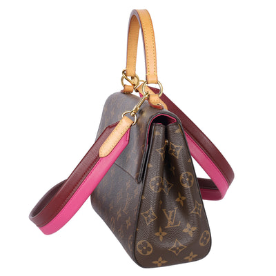 Monogram Cluny BB Bordeaux Fuchsia