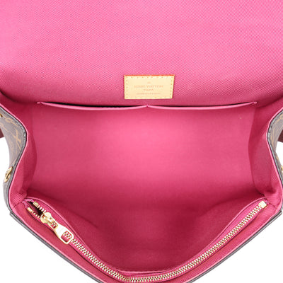 Monogram Cluny BB Bordeaux Fuchsia