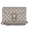 GG Supreme Monogram Mini Dionysus Chain Wallet