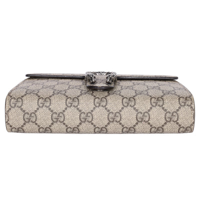 GG Supreme Monogram Mini Dionysus Chain Wallet