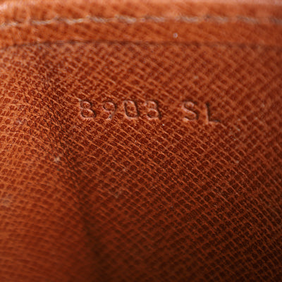Monogram Canvas Leather Cartouchiere MM Crossbody Bag