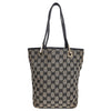 GG Monogram Canvas Tote Black (Authentic Pre-Owned)