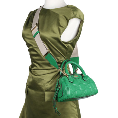 GG Marmont Chain Matelasse leather handbag Green