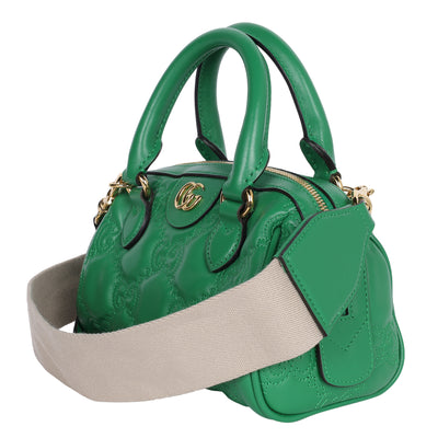 GG Marmont Chain Matelasse leather handbag Green