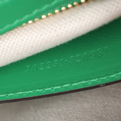 GG Marmont Chain Matelasse leather handbag Green