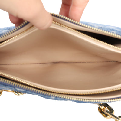 Monogram Denim Coussin PM Blue