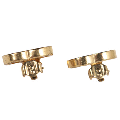 Chanel Gold Clip On Earrings