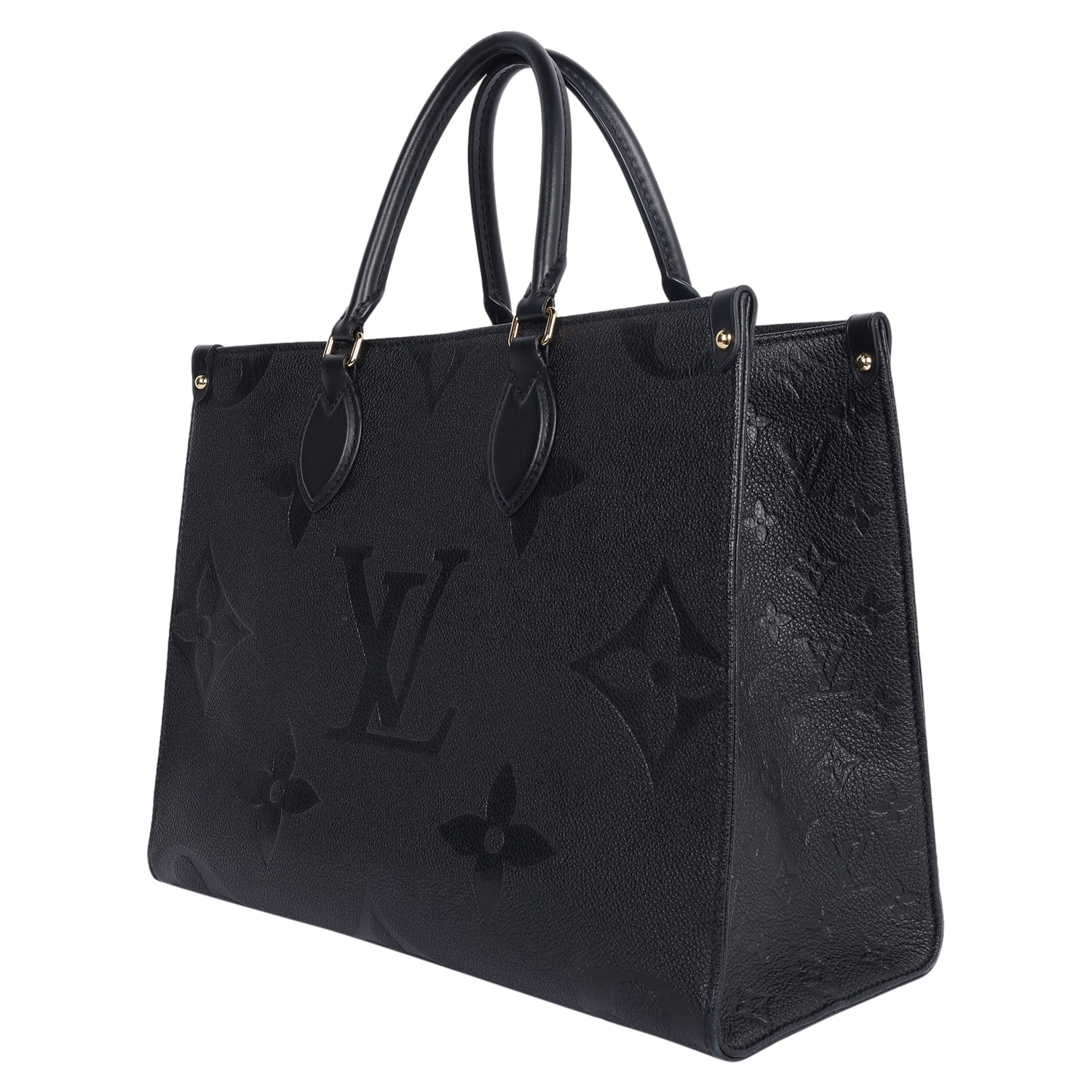 Louis Vuitton handbag authentic used. Black tote