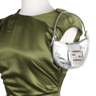 Metallic Mini Croissant Bag
