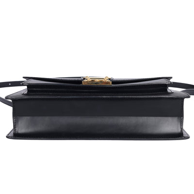 Black Epi Leather Monceau Crossbody Bag
