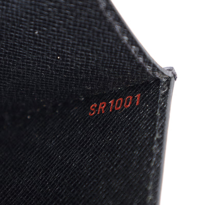 Black Epi Leather Monceau Crossbody Bag