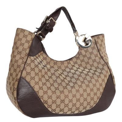 Charlotte Canvas Hobo Bag