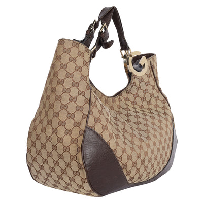 Charlotte Canvas Hobo Bag