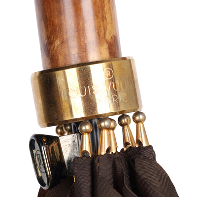 LV Monogram Parasol Silk Umbrella
